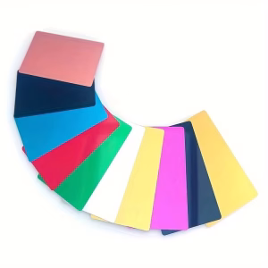 Aluminium Visitenkarten